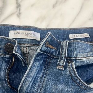 Banana Republic Boyfriend Roll-Up denim shorts